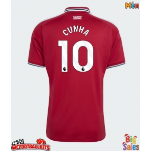Manchester United Matheus Cunha #10 Replica Home Stadium Shirt 2026-27 Short Sleeve